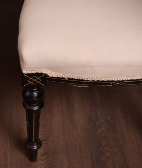 Fantastic Set Of 6 Edwardian Ebonised Chairs SAI1313 - Image 7