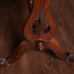 Handsome Victorian Rosewood Stretcher Table SAI1362 Antique Furniture