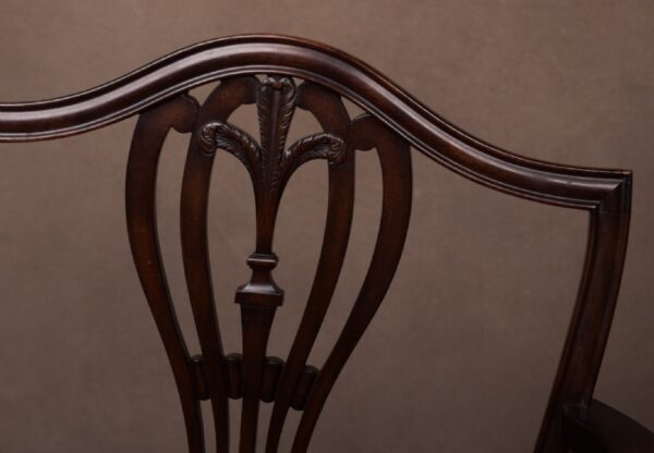 Set Of 8 19th Century Hepplewhite Dining Chairs SAI1413 - Image 8