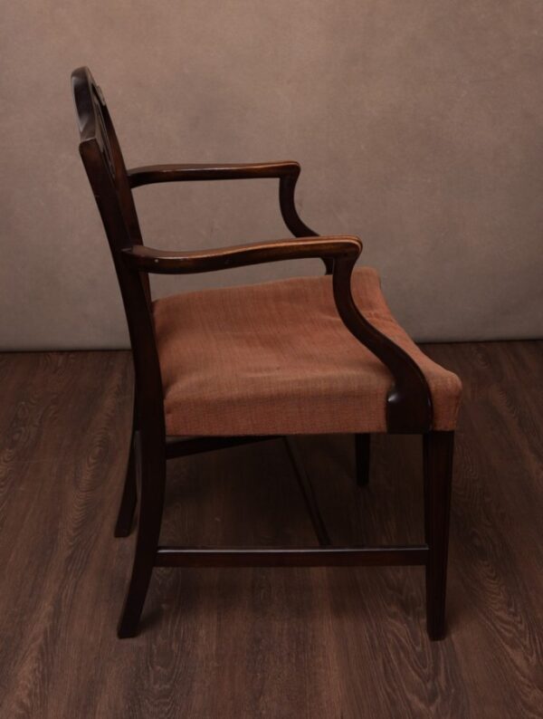 Set Of 8 19th Century Hepplewhite Dining Chairs SAI1413 Antique Furniture 9