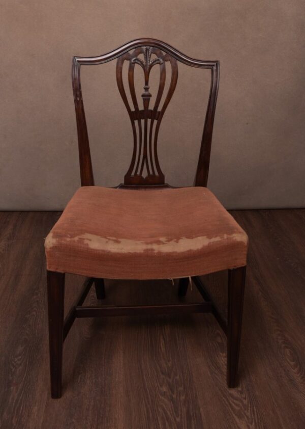 Set Of 8 19th Century Hepplewhite Dining Chairs SAI1413 Antique Furniture 8