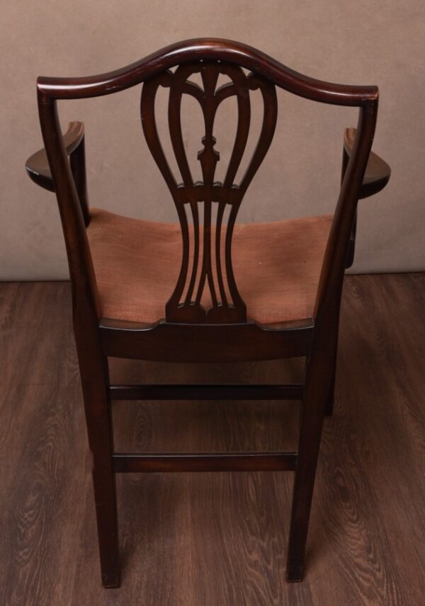 Set Of 8 19th Century Hepplewhite Dining Chairs SAI1413 - Image 2
