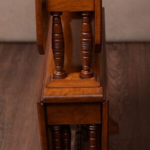 An Unusual Edwardian Walnut Double Sutherland Dropleaf Table SAI1465 Antique Furniture