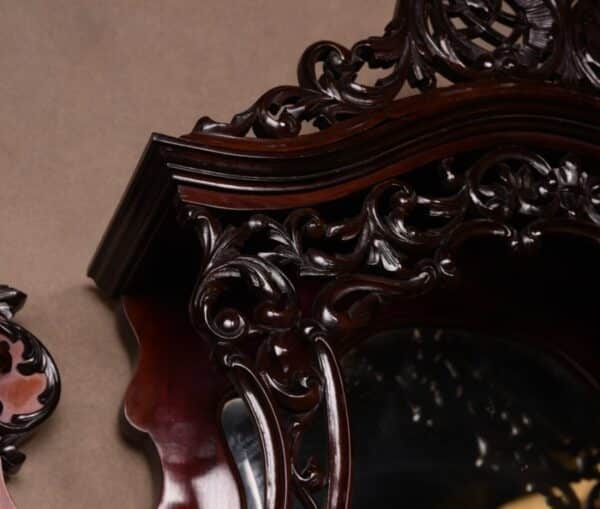 Stunning Quality Edwardian Mirror Back Display Cabinet SAI1475 - Image 13