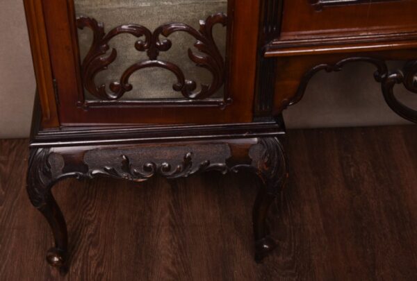 Stunning Quality Edwardian Mirror Back Display Cabinet SAI1475 - Image 11