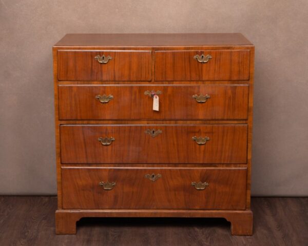 Georgian Walnut 2 Over 3 Chest Of Drawers SAI1497 - Image 15
