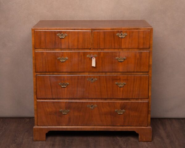 Georgian Walnut 2 Over 3 Chest Of Drawers SAI1497 Antique Furniture 17