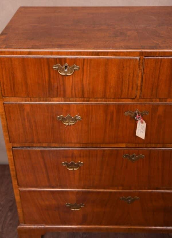 Georgian Walnut 2 Over 3 Chest Of Drawers SAI1497 Antique Furniture 15