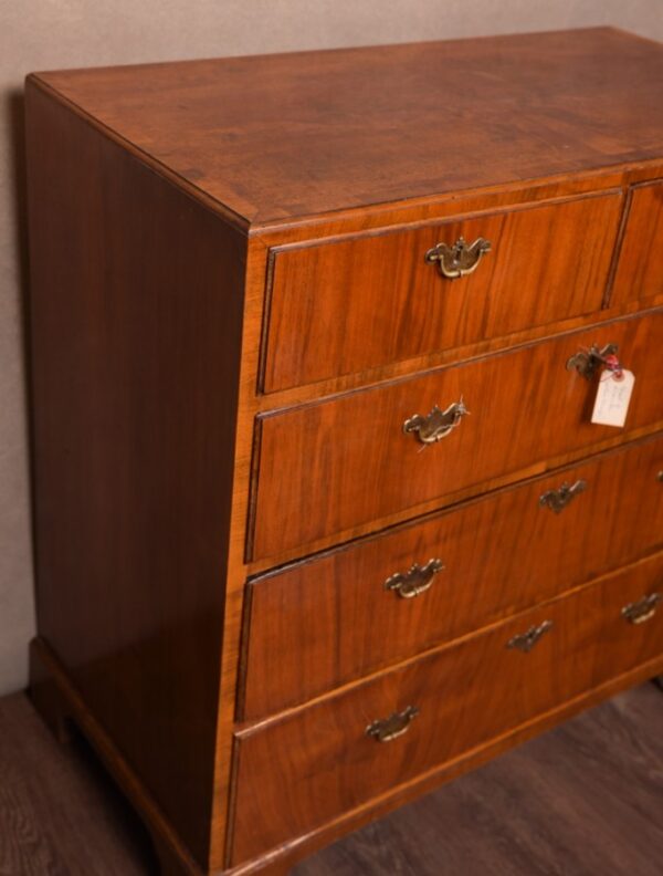 Georgian Walnut 2 Over 3 Chest Of Drawers SAI1497 Antique Furniture 3