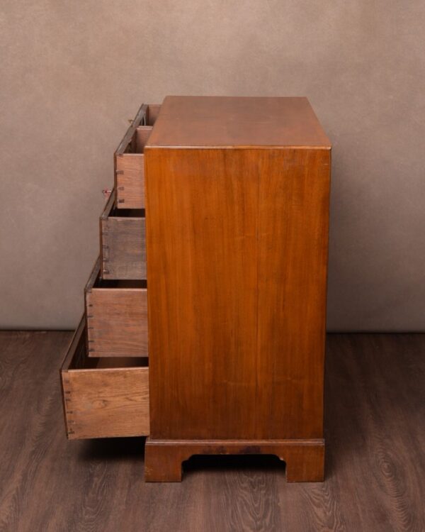 Georgian Walnut 2 Over 3 Chest Of Drawers SAI1497 Antique Furniture 4