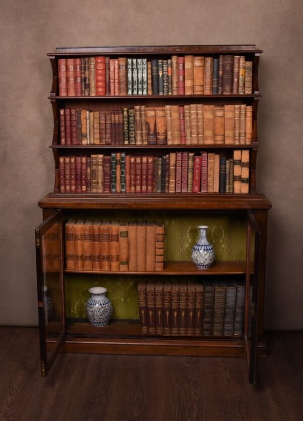 Superb Victorian Rosewood Bookcase SAI1365 Antique Furniture 5
