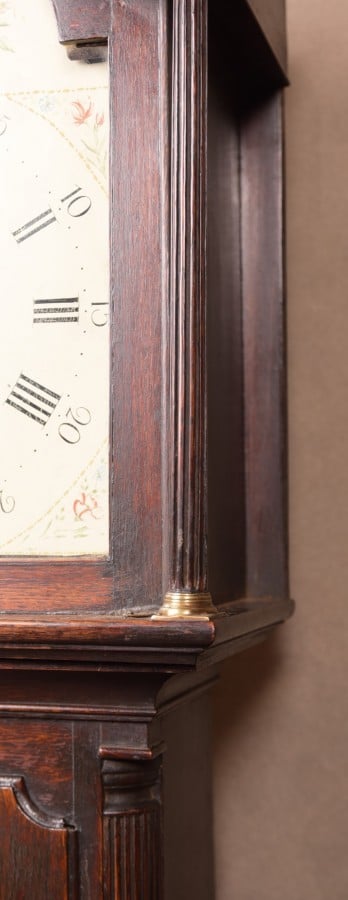 Neat Proportioned Scottish Oak Longcase Clock By Alex MacFarlane Of Perth SAI1588 Antique Furniture 13