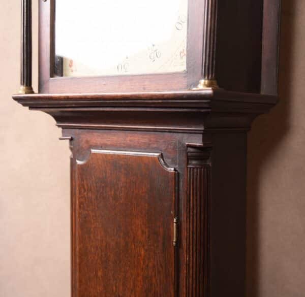 Neat Proportioned Scottish Oak Longcase Clock By Alex MacFarlane Of Perth SAI1588 Antique Furniture 5