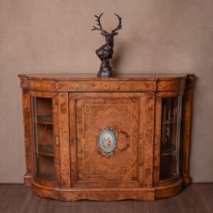 Superb Victorian Burr Walnut Credenza SAI1596 Antique Furniture