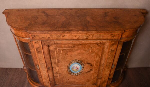 Superb Victorian Burr Walnut Credenza SAI1596 Antique Furniture 5