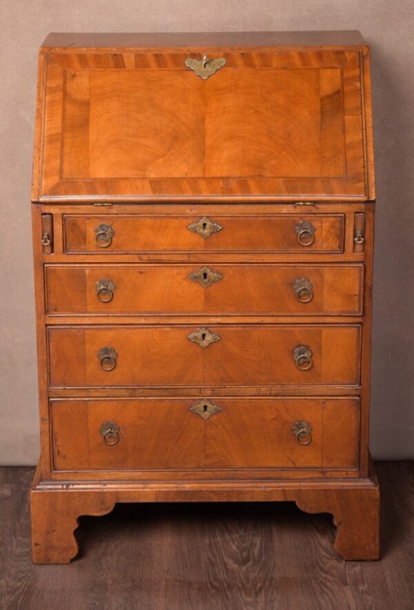 19th Century Walnut Writing Bureau Of Excellent Proportions SAI1622 Antique Furniture 19