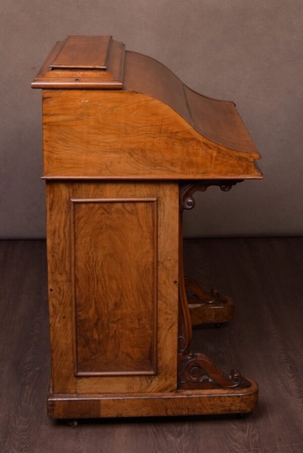 Victorian Walnut Piano Top Pop Up Davenport SAI1661 - Image 3