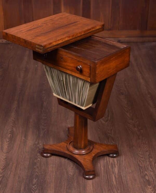 Stunning Rosewood Fold Over Work / Games Table SAI1815 - Image 7
