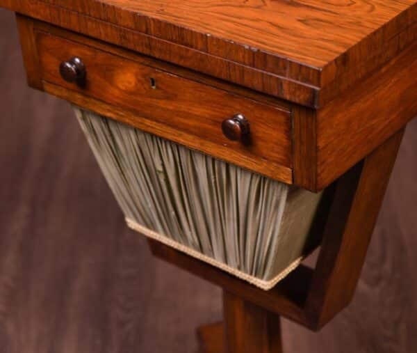 Stunning Rosewood Fold Over Work / Games Table SAI1815 - Image 11