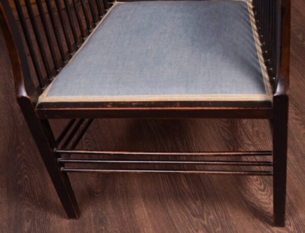 Fantastic Arts And Crafts Ladder Back Armchair SAI1843 - Image 5