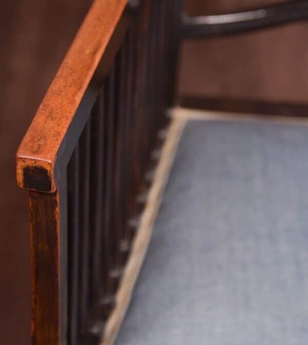 Fantastic Arts And Crafts Ladder Back Armchair SAI1843 - Image 8
