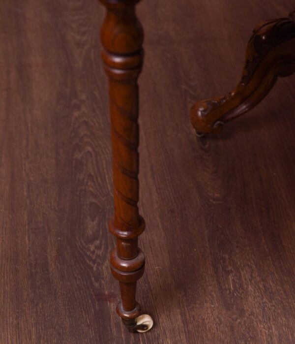Victorian Burr Walnut Sutherland Table SAI1837 - Image 11