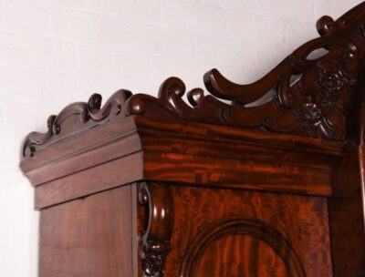 Stunning 3 Door Scottish Victorian Breakfront Wardrobe SAI3 - Image 18