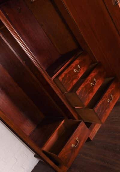 Stunning 3 Door Scottish Victorian Breakfront Wardrobe SAI3 - Image 7