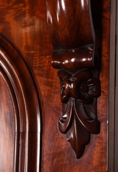 Stunning 3 Door Scottish Victorian Breakfront Wardrobe SAI3 - Image 4