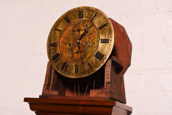 A Victorian Mahogany 8 Day Drum Head Longcase Clock By J Paterson Airdrie SAI1134 Antique Furniture 4