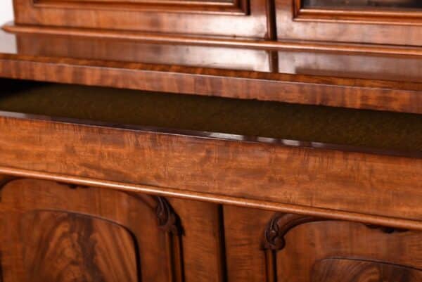 Stunning Victorian Mahogany 2 Door Bookcase SAI1162 - Image 5