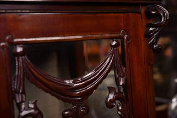 Stunning Quality Edwardian Mirror Back Display Cabinet SAI1475 - Image 15