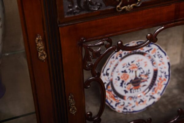 Stunning Quality Edwardian Mirror Back Display Cabinet SAI1475 - Image 14