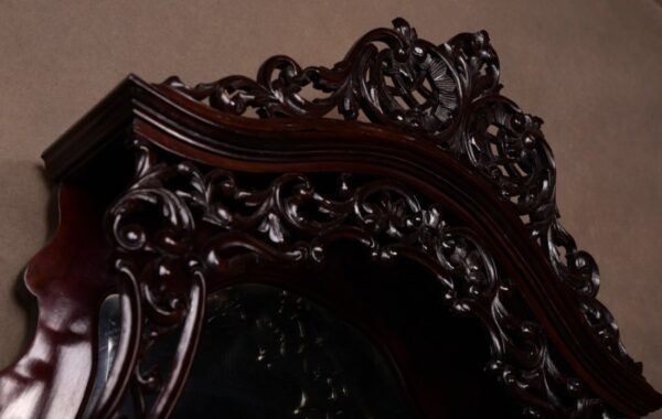 Stunning Quality Edwardian Mirror Back Display Cabinet SAI1475 - Image 12