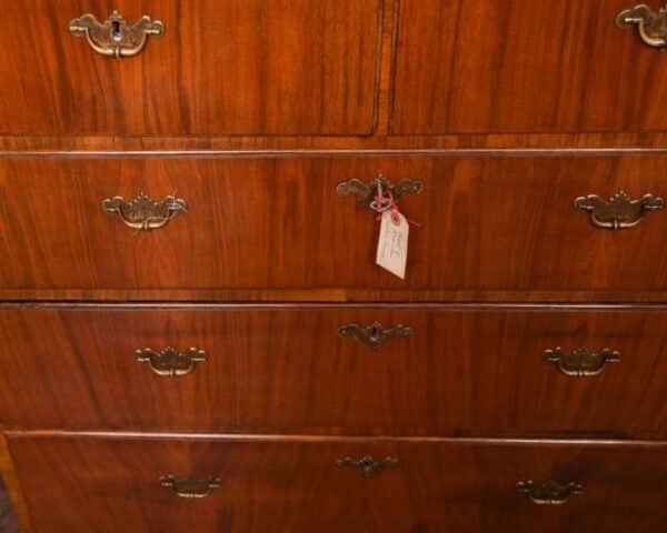 Georgian Walnut 2 Over 3 Chest Of Drawers SAI1497 Antique Furniture 16