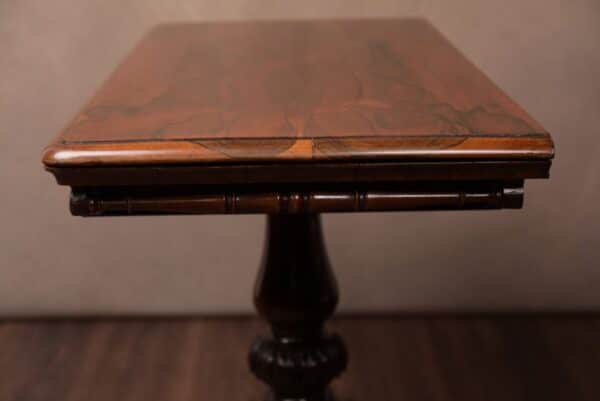 Quality Victorian Rosewood Fold Over Card Table SAI1598 Antique Furniture 7