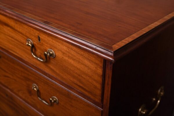 Handsome Georgian Mahogany Chest Of Drawers SAI1608 - Image 9
