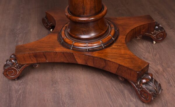 William 4th Rosewood Fold Over Card Table SAI1668 - Image 14