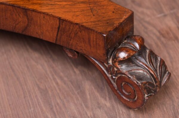 William 4th Rosewood Fold Over Card Table SAI1668 - Image 13