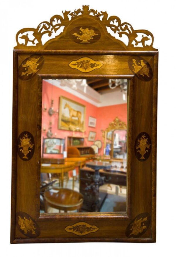 Dutch mirror c1920 - Image 2
