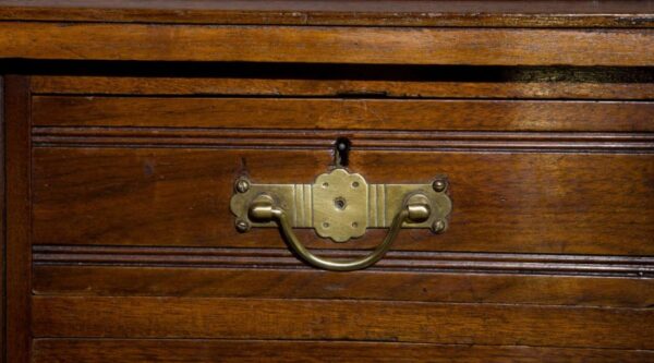 Edwardian mahogany pedestal desk - Image 2