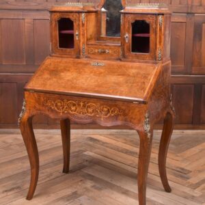 Stunning Victorian Burr Walnut French Bureau Du Dame SAI1966 Antique Furniture