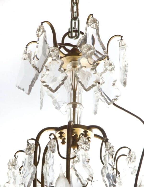 French Louis XV style cage chandelier - Image 4