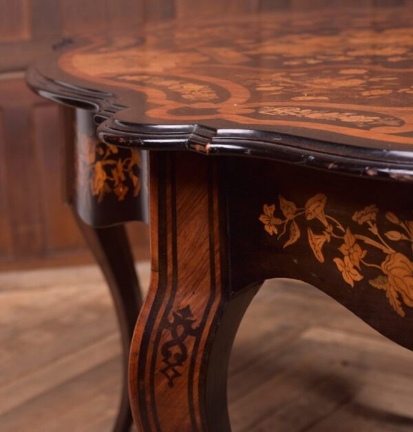 Exhibition Quality Marquetry Picture Centre Table SAI1190 Antique Furniture 20