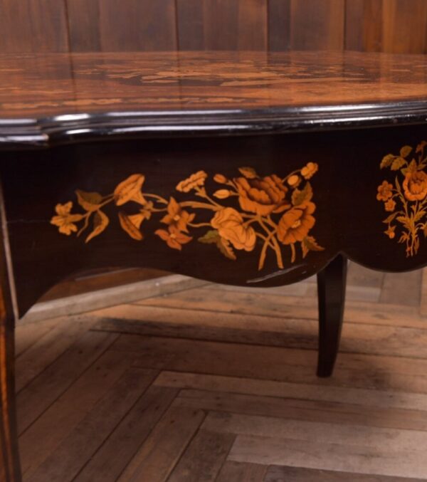 Exhibition Quality Marquetry Picture Centre Table SAI1190 Antique Furniture 9