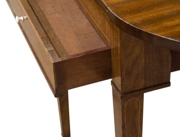 Geo III Sheraton period Pembroke games table - Image 2