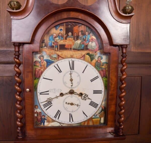 Victorian Mahogany Scottish 8 Day Longcase Clock By J&t Black Of Kirkcaldy SAI2107 Antique Furniture 16