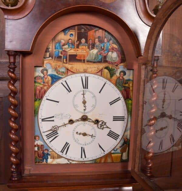 Victorian Mahogany Scottish 8 Day Longcase Clock By J&t Black Of Kirkcaldy SAI2107 Antique Furniture 17