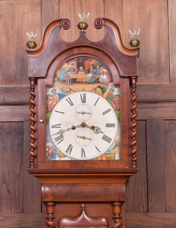 Victorian Mahogany Scottish 8 Day Longcase Clock By J&t Black Of Kirkcaldy SAI2107 Antique Furniture 15