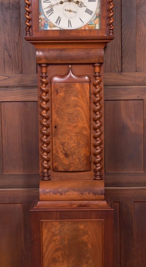 Victorian Mahogany Scottish 8 Day Longcase Clock By J&t Black Of Kirkcaldy SAI2107 Antique Furniture 23